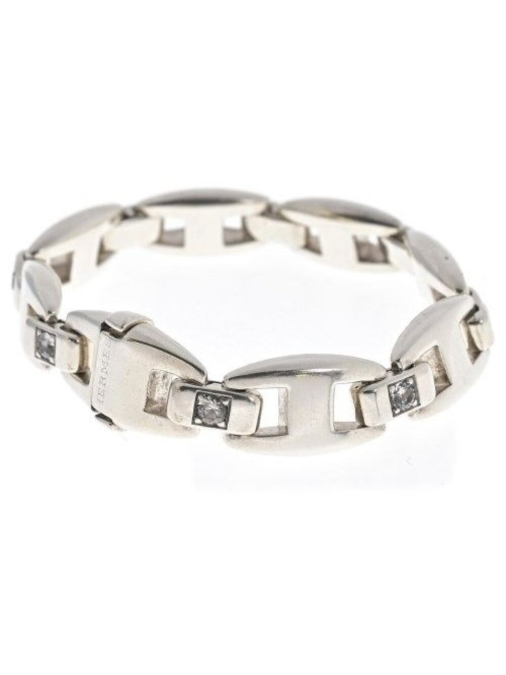 Hermes Bracelet Bangle Silver